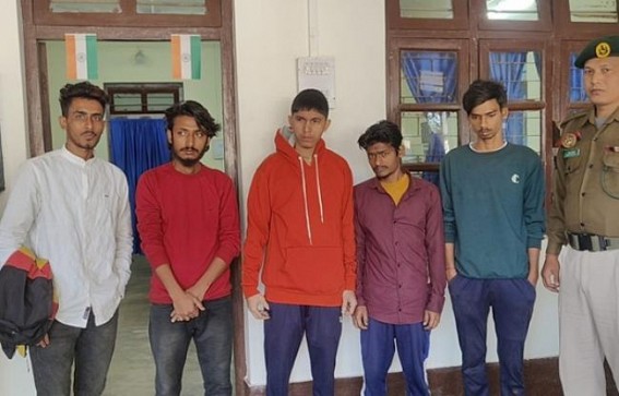 Five Arrested with Brown Sugar in Bisharamganj Five Arrested with Brown Sugar in Bisharamganj